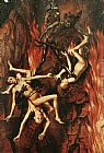 Triptych Canvas Paintings - Last Judgment Triptych [detail 12]